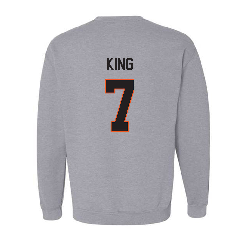 Oklahoma State - NCAA Women's Soccer : Sherline King - Classic Shersey Crewneck Sweatshirt-1