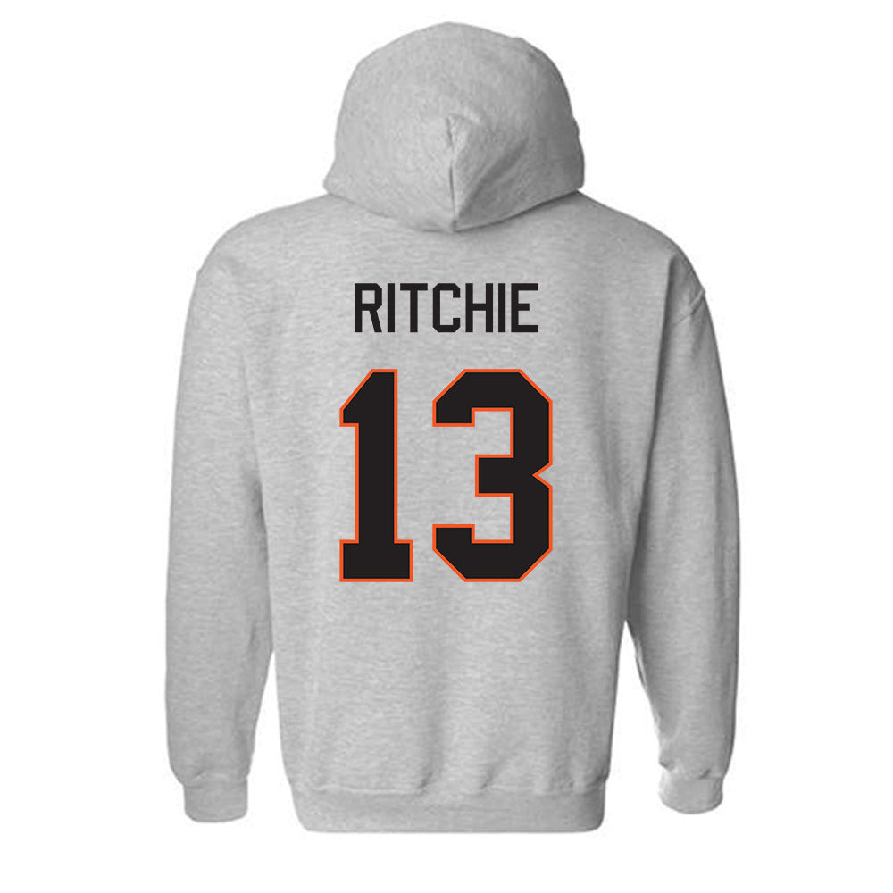 Oklahoma State - NCAA Baseball : Kollin Ritchie - Classic Shersey Hooded Sweatshirt-1