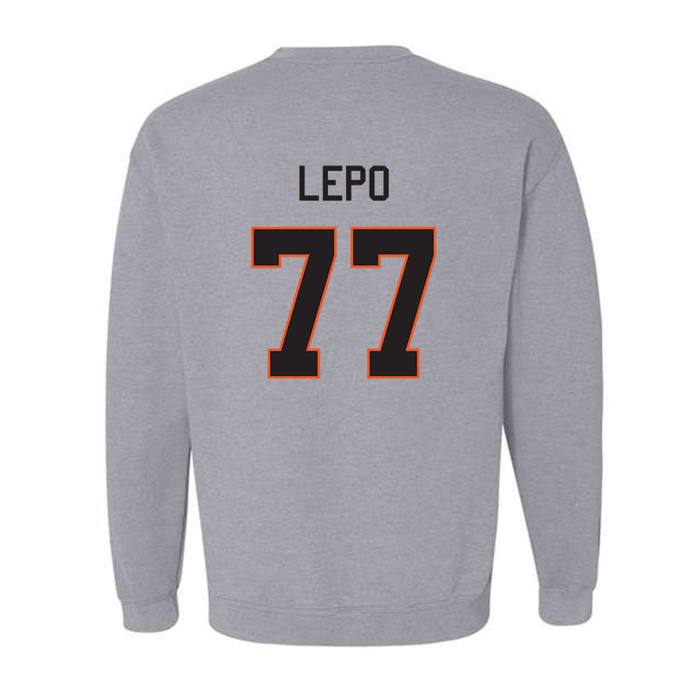 Oklahoma State - NCAA Football : Ashton Lepo - Classic Shersey Crewneck Sweatshirt-1