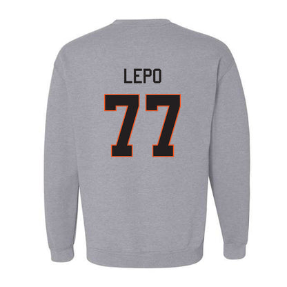 Oklahoma State - NCAA Football : Ashton Lepo - Classic Shersey Crewneck Sweatshirt-1