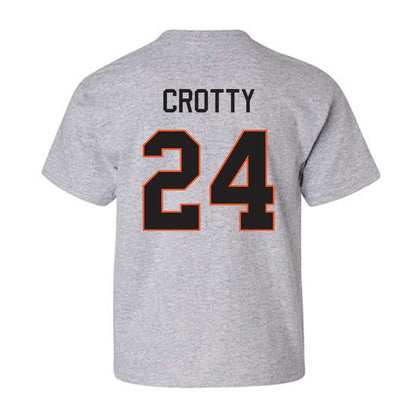 Oklahoma State - NCAA Men's Basketball : Ryan Crotty - Classic Shersey Youth T-Shirt-1