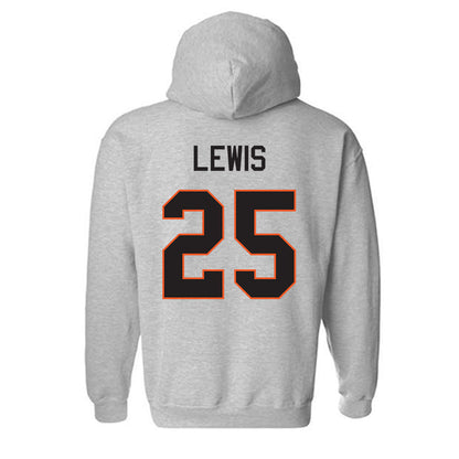 Oklahoma State - NCAA Football : Kollin Lewis - Classic Shersey Hooded Sweatshirt-1