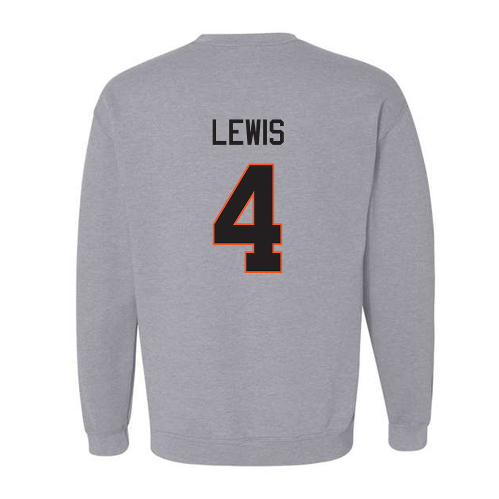 Oklahoma State - NCAA Football : Terrence Lewis - Classic Shersey Crewneck Sweatshirt-1