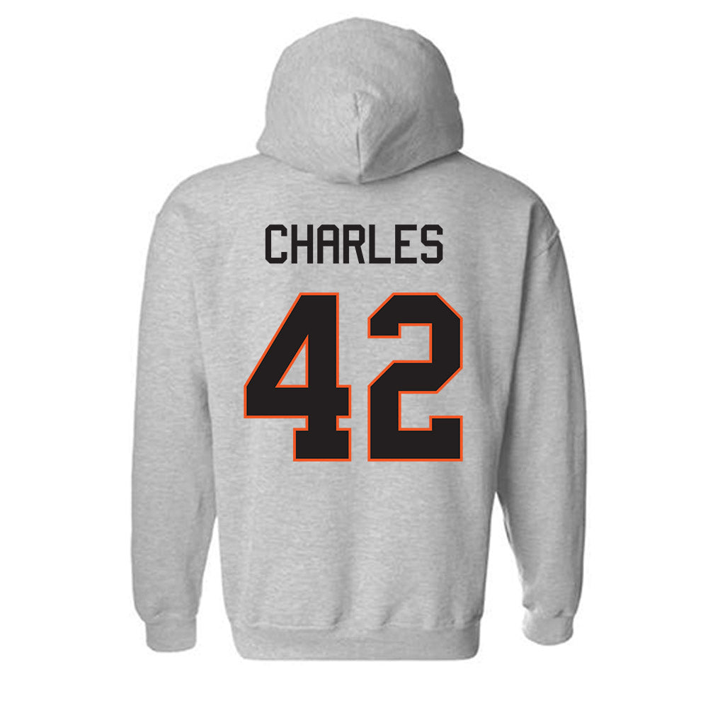 Oklahoma State - NCAA Football : Malik Charles - Classic Shersey Hooded Sweatshirt-1