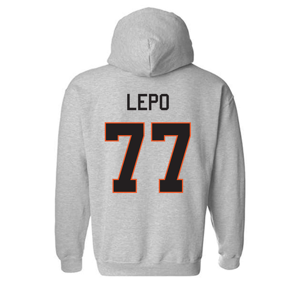 Oklahoma State - NCAA Football : Ashton Lepo - Classic Shersey Hooded Sweatshirt-1