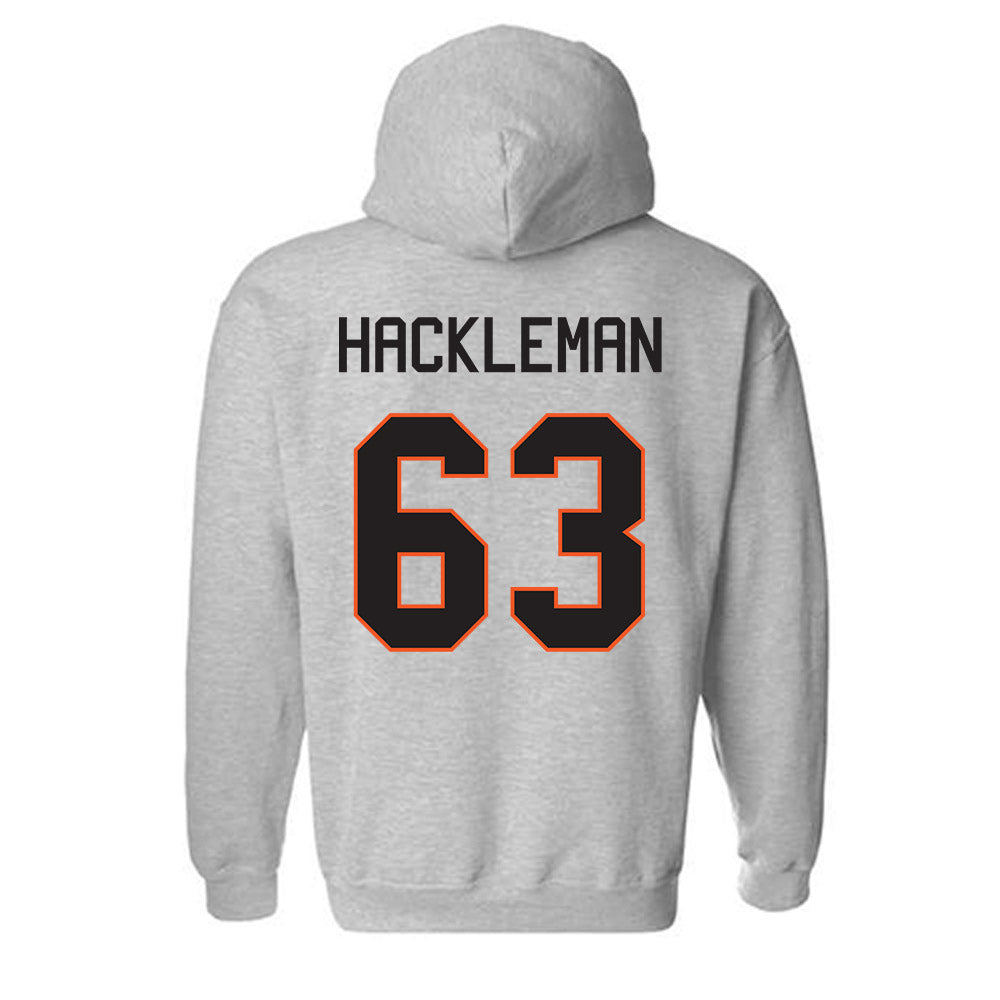 Oklahoma State - NCAA Football : Caleb Hackleman - Classic Shersey Hooded Sweatshirt-1