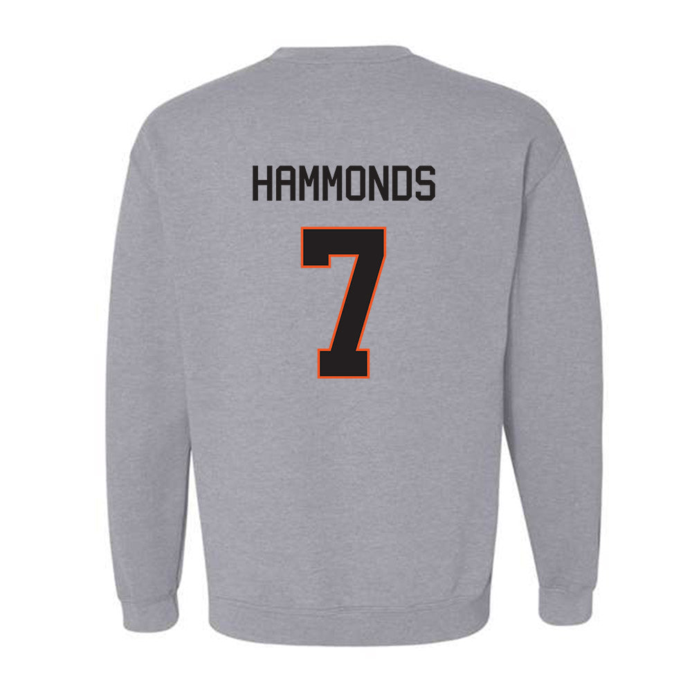 Oklahoma State - NCAA Football : Quinton Hammonds - Classic Shersey Crewneck Sweatshirt-1