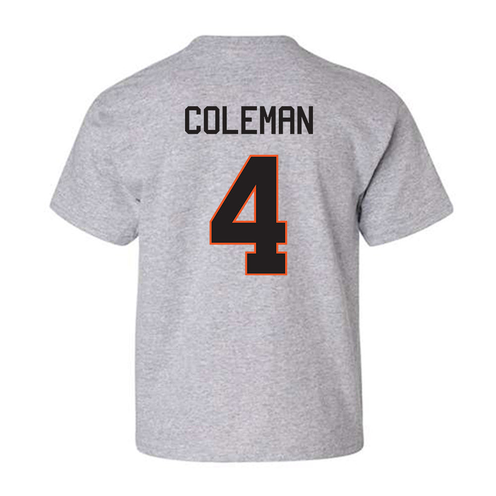 Oklahoma State - NCAA Men's Basketball : Christian Coleman - Classic Shersey Youth T-Shirt-1
