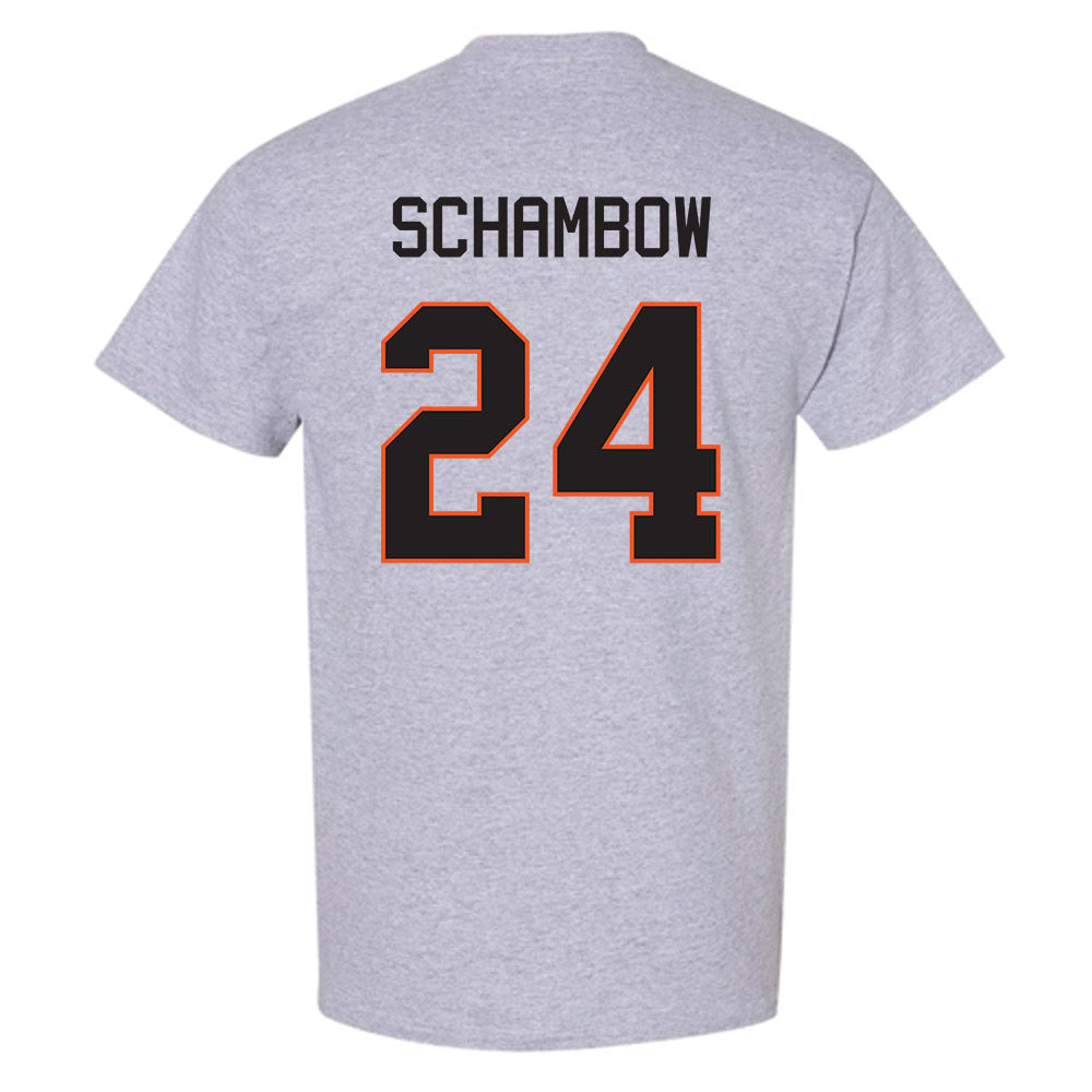 Oklahoma State - NCAA Baseball : Quinn Schambow - Classic Shersey T-Shirt-1