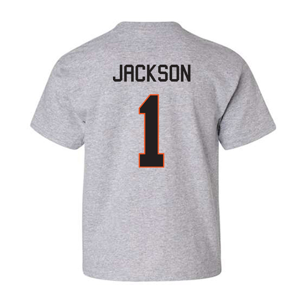 Oklahoma State - NCAA Football : Evan Jackson - Classic Shersey Youth T-Shirt-1