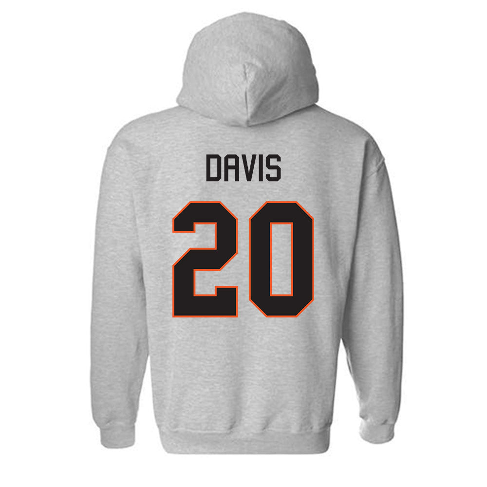 Oklahoma State - NCAA Football : Taurean Davis - Classic Shersey Hooded Sweatshirt-1