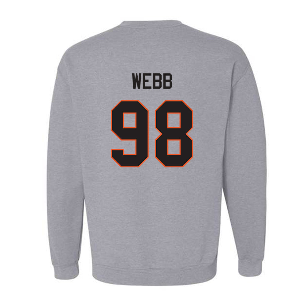 Oklahoma State - NCAA Football : Luke Webb - Classic Shersey Crewneck Sweatshirt-1