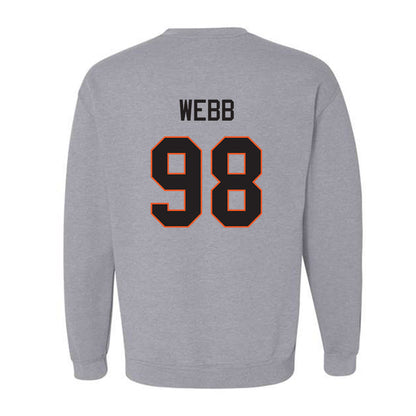 Oklahoma State - NCAA Football : Luke Webb - Classic Shersey Crewneck Sweatshirt-1