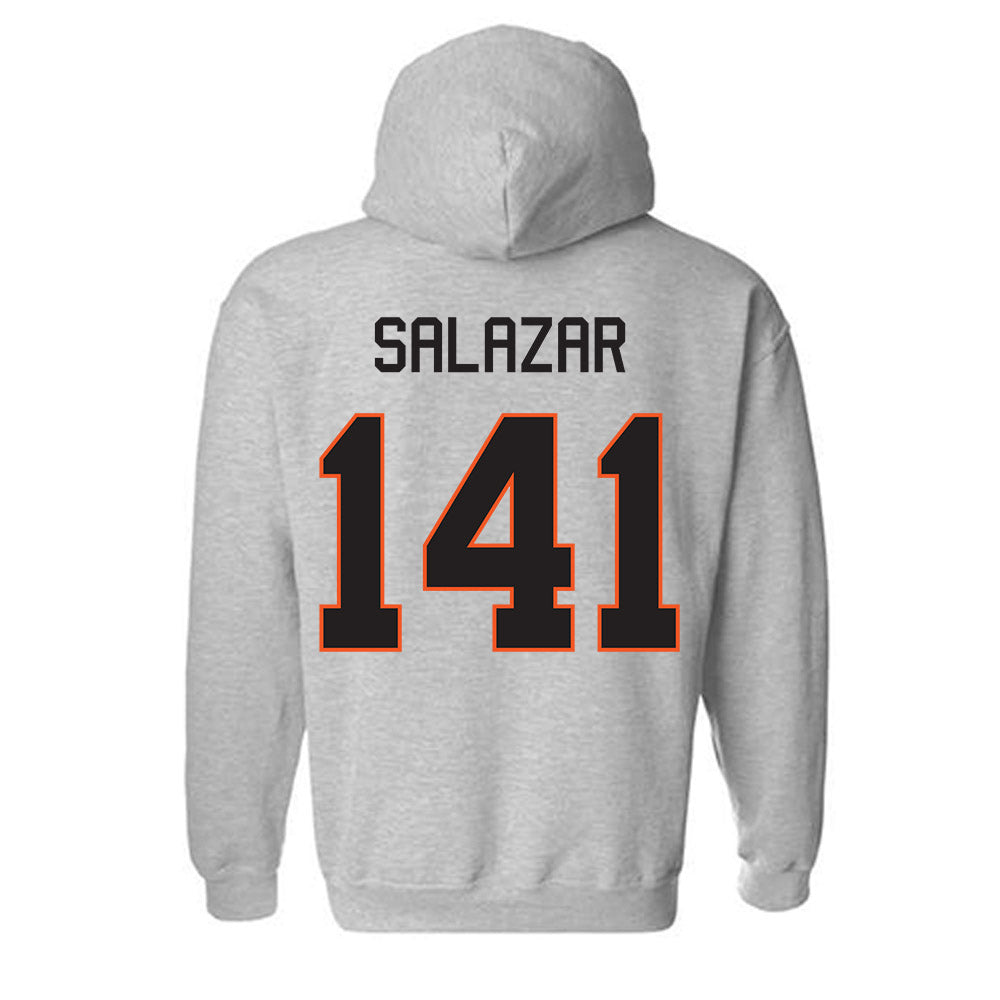 Oklahoma State - NCAA Wrestling : Ramon Salazar - Classic Shersey Hooded Sweatshirt-1