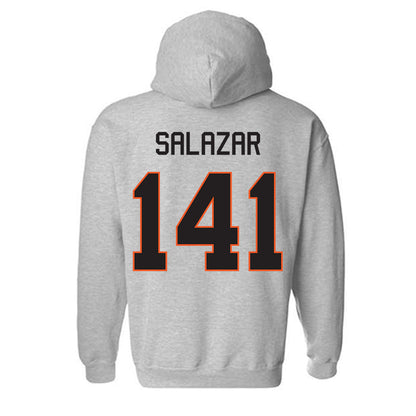 Oklahoma State - NCAA Wrestling : Ramon Salazar - Classic Shersey Hooded Sweatshirt-1