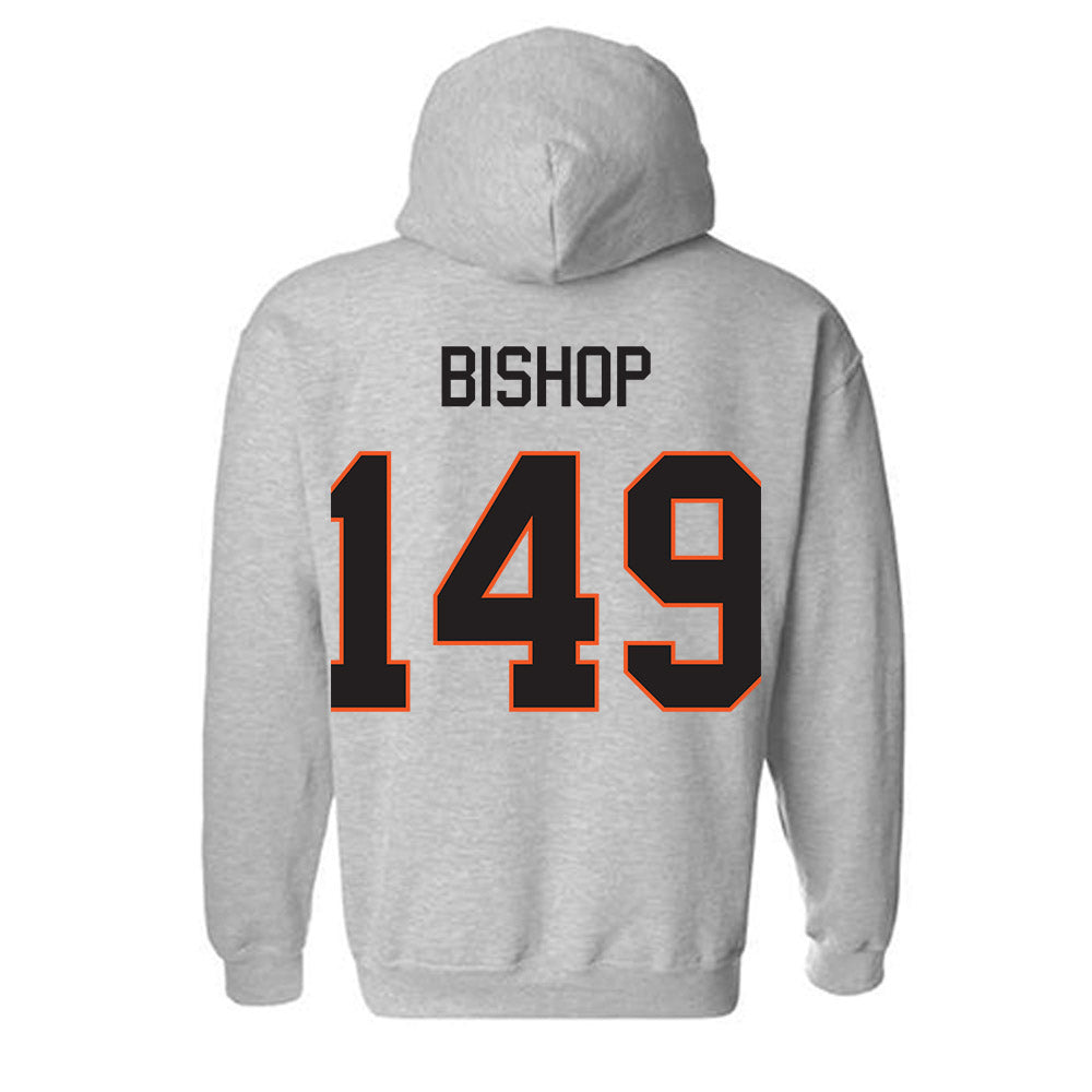 Oklahoma State - NCAA Wrestling : Max Bishop - Classic Shersey Hooded Sweatshirt-1