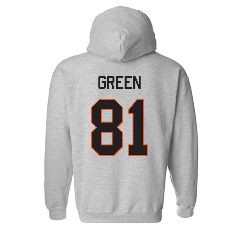Oklahoma State - NCAA Football : Donovan Green - Classic Shersey Hooded Sweatshirt-1