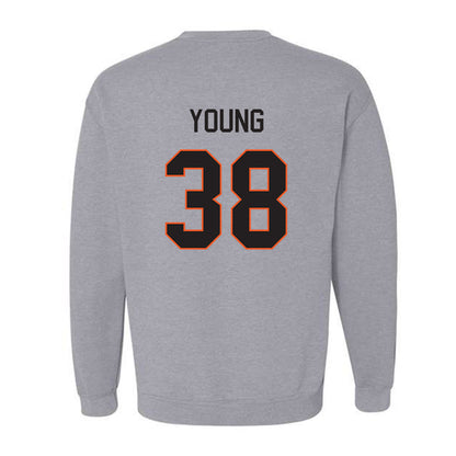 Oklahoma State - NCAA Football : Carlveon Young - Classic Shersey Crewneck Sweatshirt-1