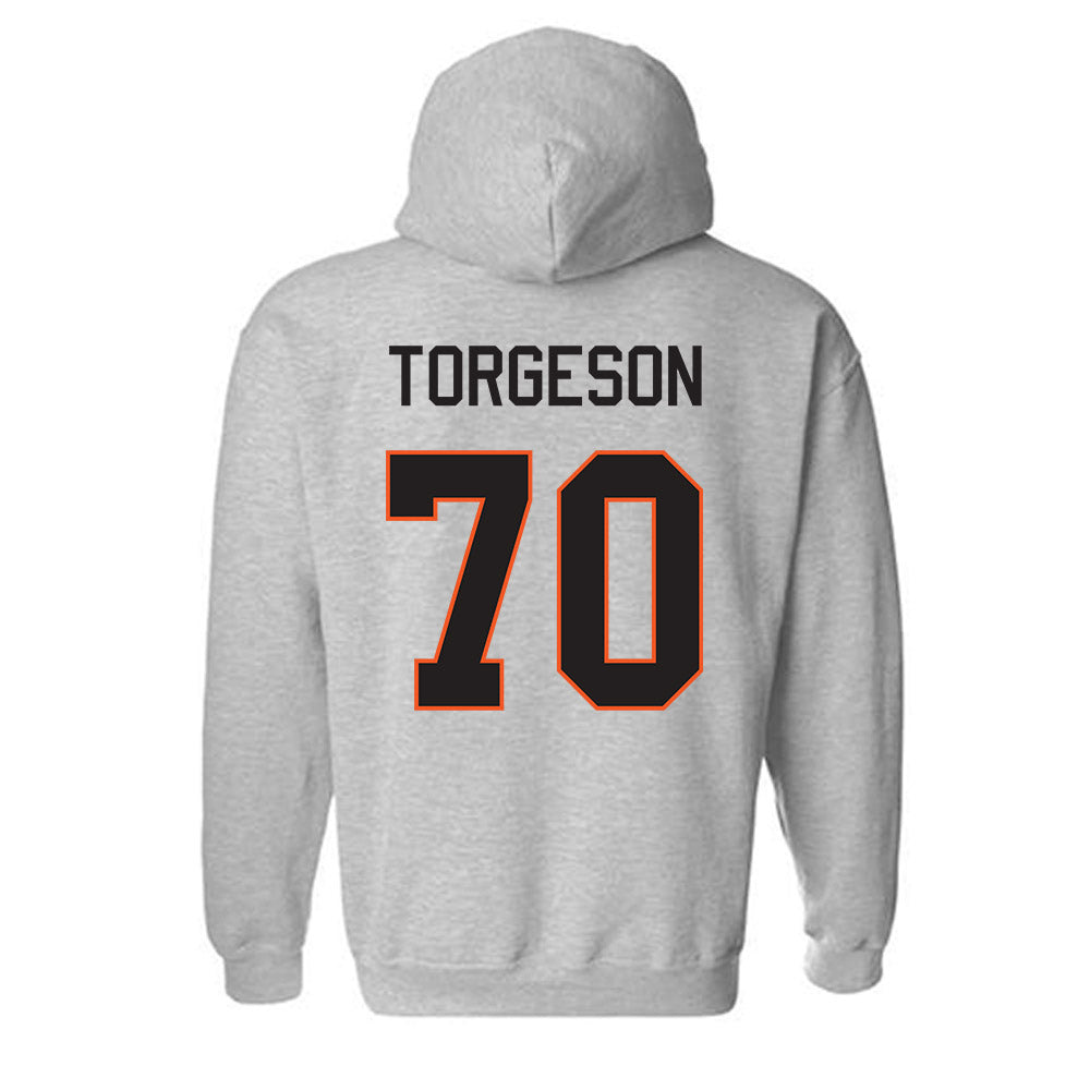 Oklahoma State - NCAA Football : Shaun Torgeson - Classic Shersey Hooded Sweatshirt-1