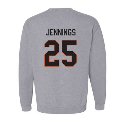 Oklahoma State - NCAA Men's Basketball : Robert Jennings - Classic Shersey Crewneck Sweatshirt-1