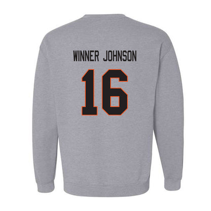 Oklahoma State - NCAA Football : Dallas Winner-Johnson - Classic Shersey Crewneck Sweatshirt-1