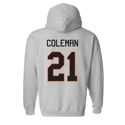Oklahoma State - NCAA Men's Basketball : Isaiah Coleman - Classic Shersey Hooded Sweatshirt-1