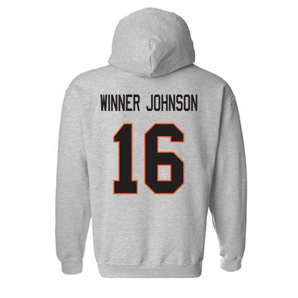 Oklahoma State - NCAA Football : Dallas Winner-Johnson - Classic Shersey Hooded Sweatshirt-1