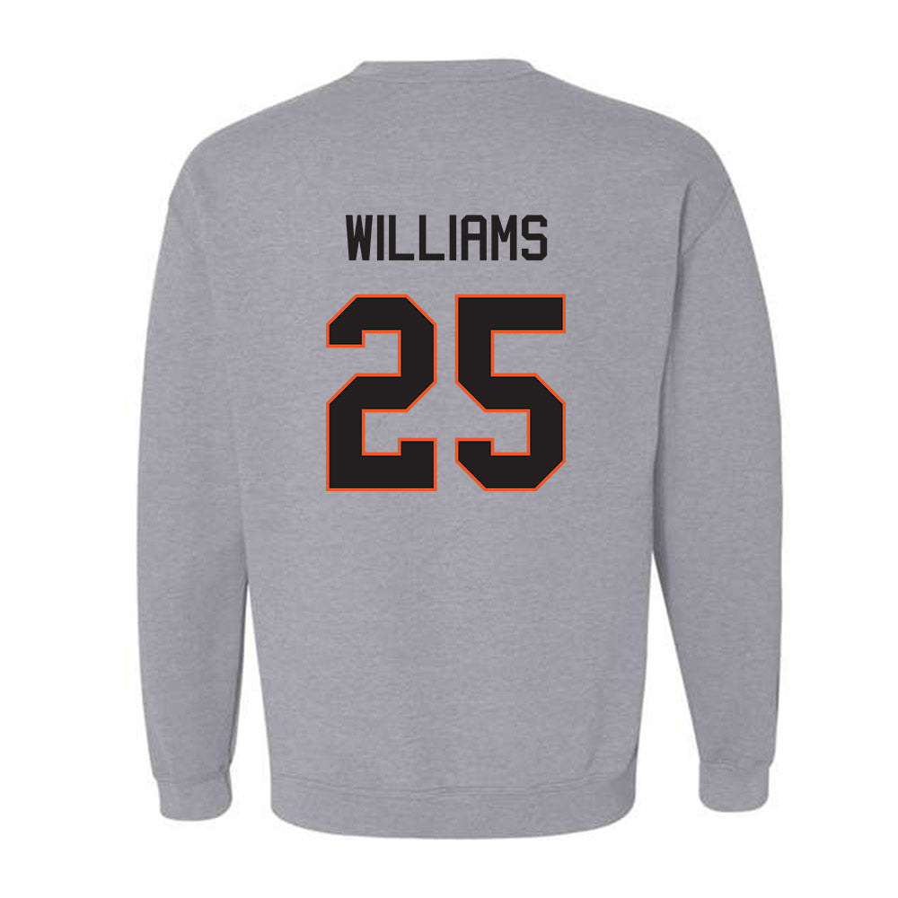 Oklahoma State - NCAA Football : Markeith Williams - Classic Shersey Crewneck Sweatshirt-1