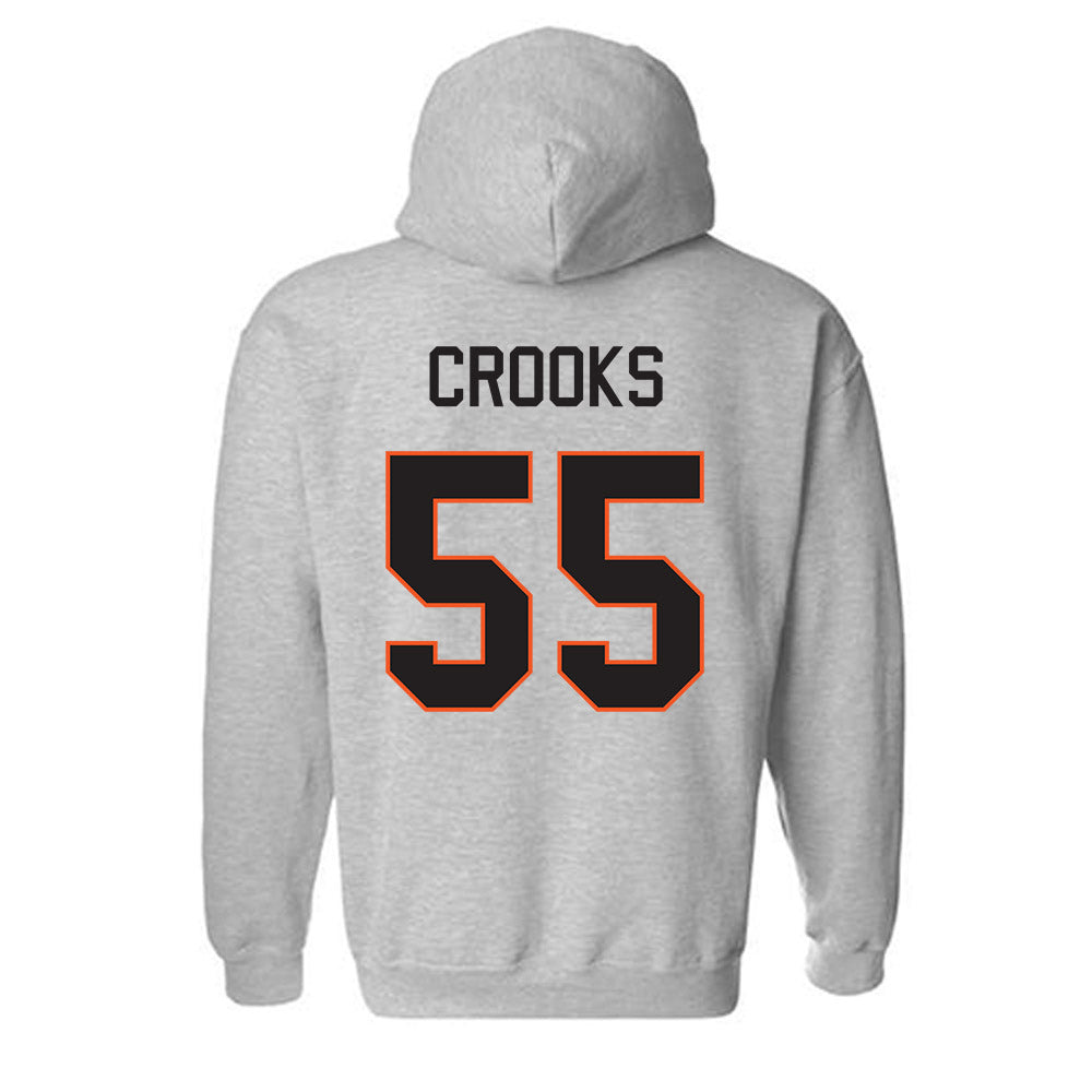 Oklahoma State - NCAA Women's Basketball : Audi Crooks - Classic Shersey Hooded Sweatshirt-1