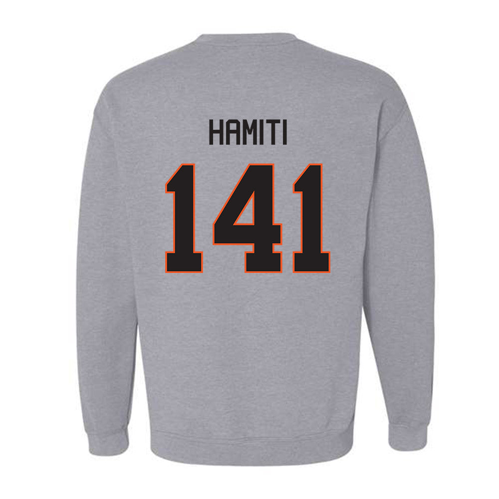 Oklahoma State - NCAA Wrestling : Jake Hamiti - Classic Shersey Crewneck Sweatshirt-1