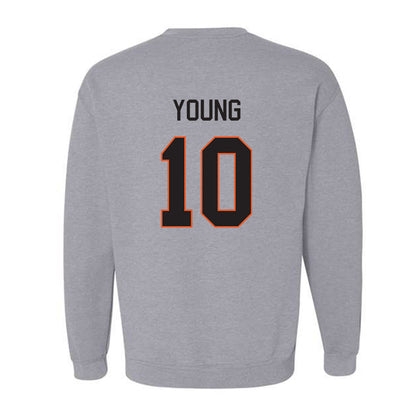 Oklahoma State - NCAA Football : Wyatt Young - Classic Shersey Crewneck Sweatshirt-1