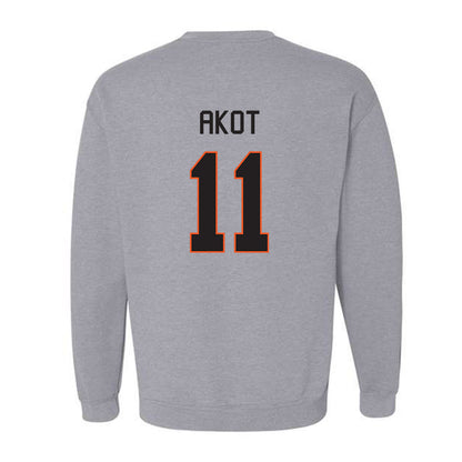 Oklahoma State - NCAA Women's Basketball : Achol Akot - Classic Shersey Crewneck Sweatshirt-1