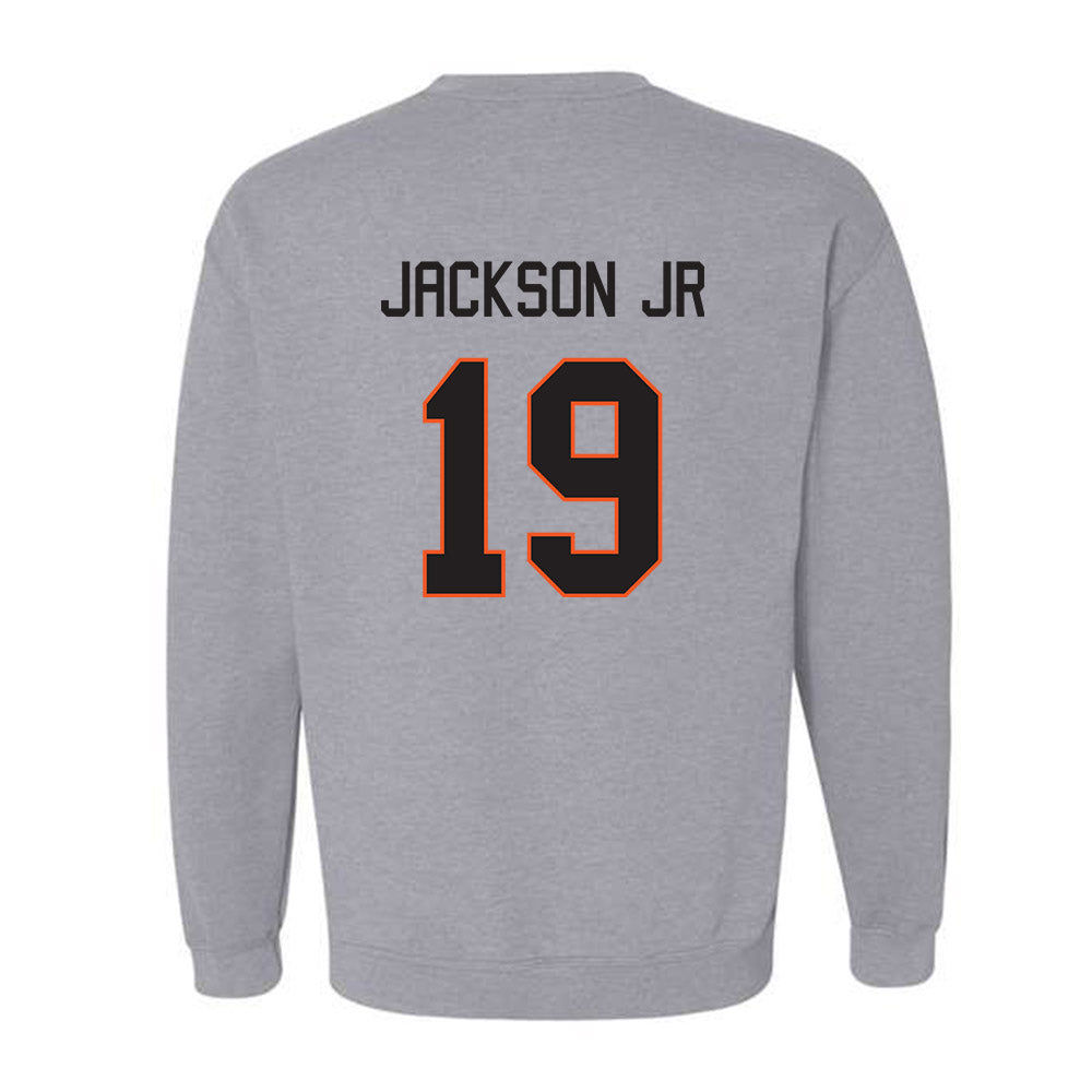 Oklahoma State - NCAA Football : DJ Jackson Jr - Classic Shersey Crewneck Sweatshirt-1