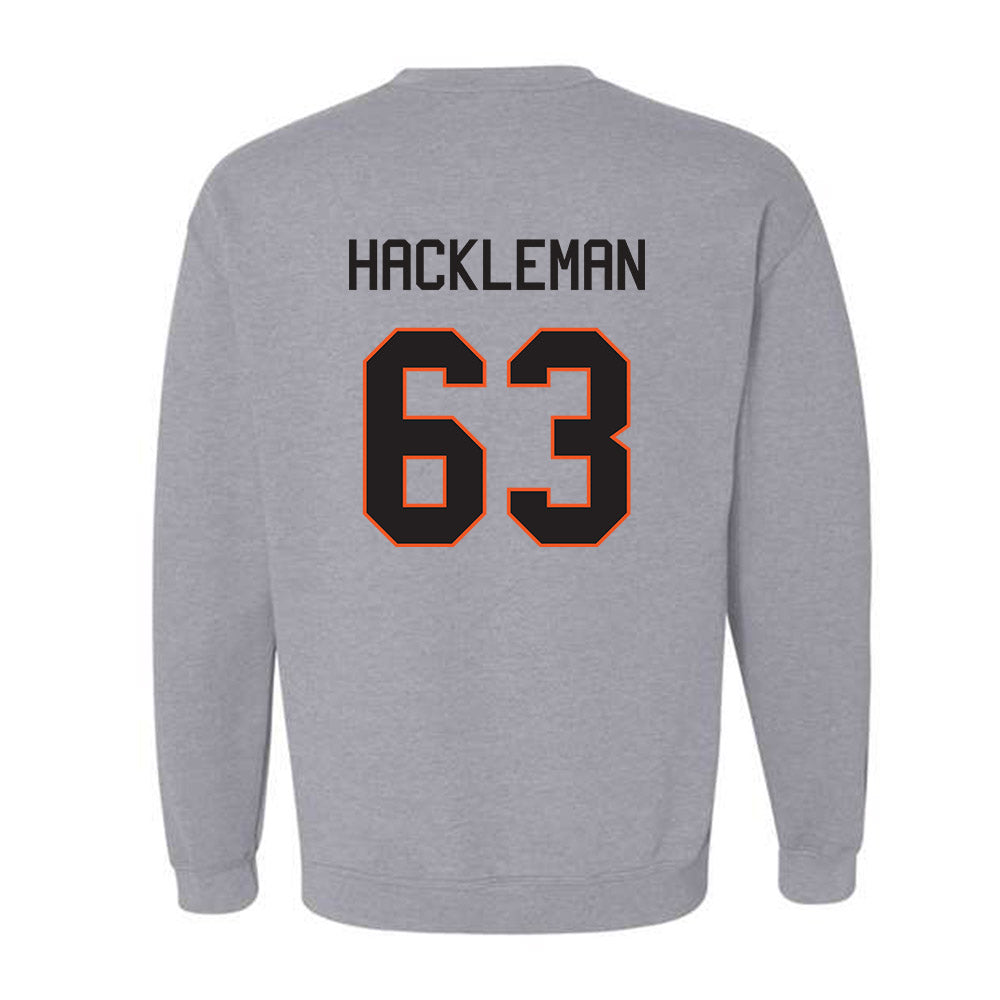 Oklahoma State - NCAA Football : Caleb Hackleman - Classic Shersey Crewneck Sweatshirt-1