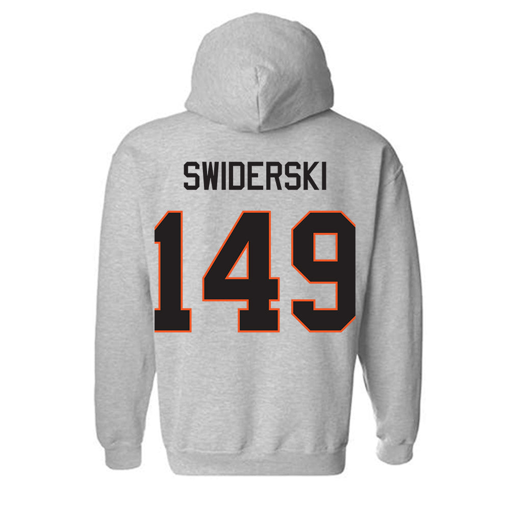 Oklahoma State - NCAA Wrestling : Casey Swiderski - Classic Shersey Hooded Sweatshirt-1