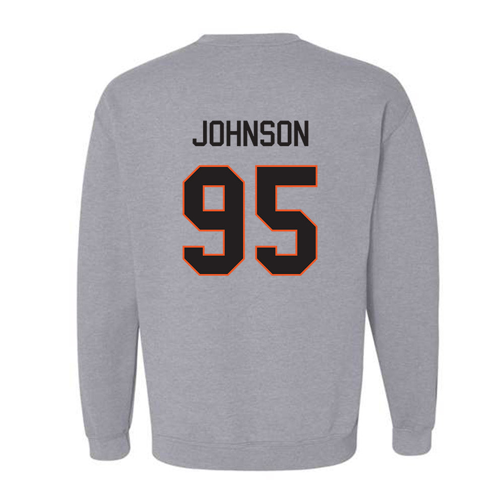 Oklahoma State - NCAA Football : Jaleel Johnson - Classic Shersey Crewneck Sweatshirt-1