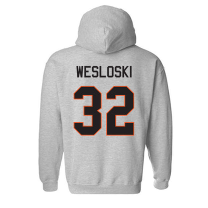 Oklahoma State - NCAA Football : Ethan Wesloski - Classic Shersey Hooded Sweatshirt-1