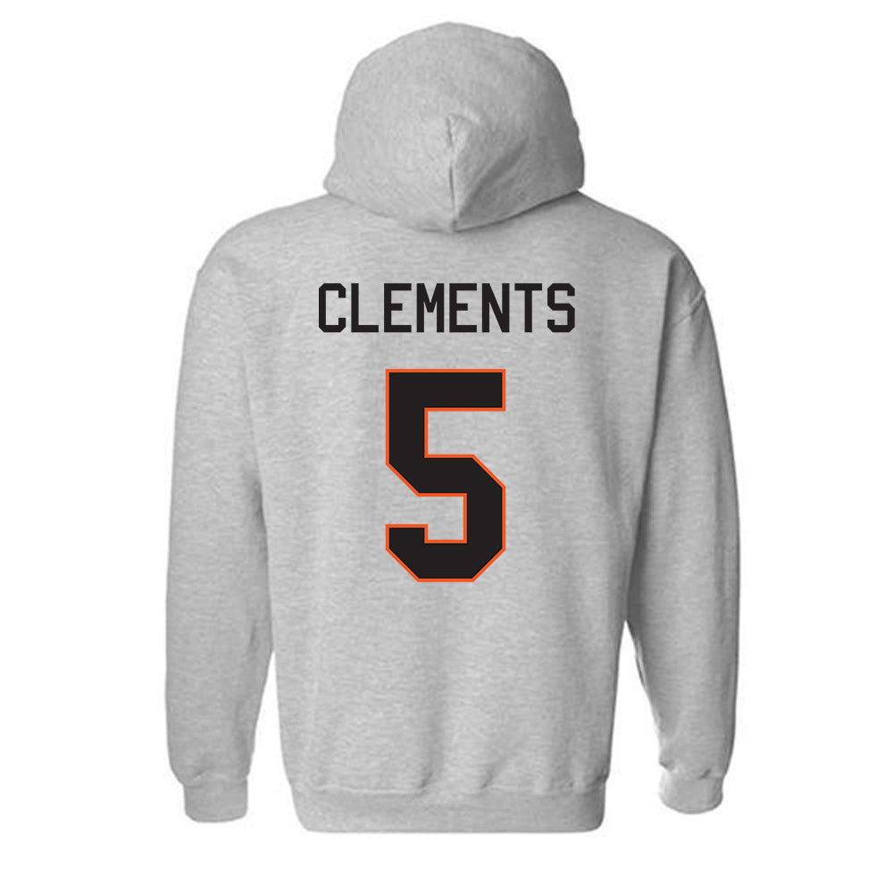 Oklahoma State - NCAA Football : Saadiq Clements - Classic Shersey Hooded Sweatshirt-1