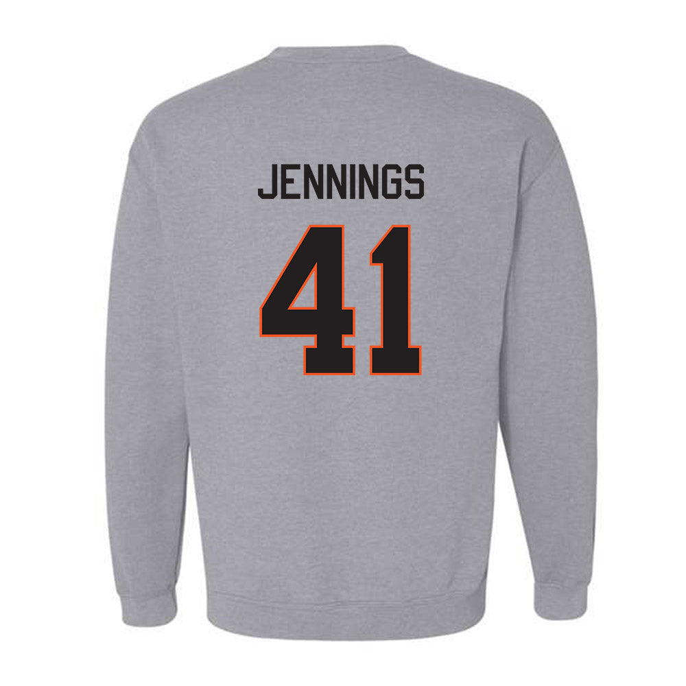 Oklahoma State - NCAA Baseball : Parker Jennings - Classic Shersey Crewneck Sweatshirt-1