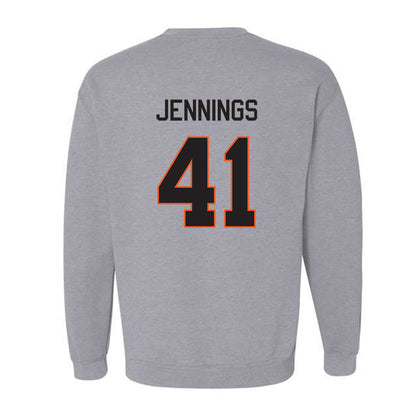 Oklahoma State - NCAA Baseball : Parker Jennings - Classic Shersey Crewneck Sweatshirt-1