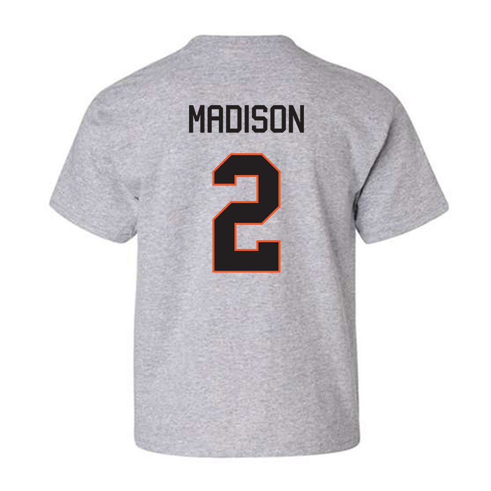 Oklahoma State - NCAA Women's Soccer : Victoria Madison - Classic Shersey Youth T-Shirt-1