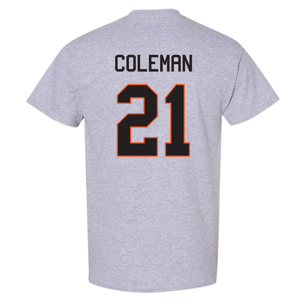 Oklahoma State - NCAA Men's Basketball : Isaiah Coleman - Classic Shersey T-Shirt-1