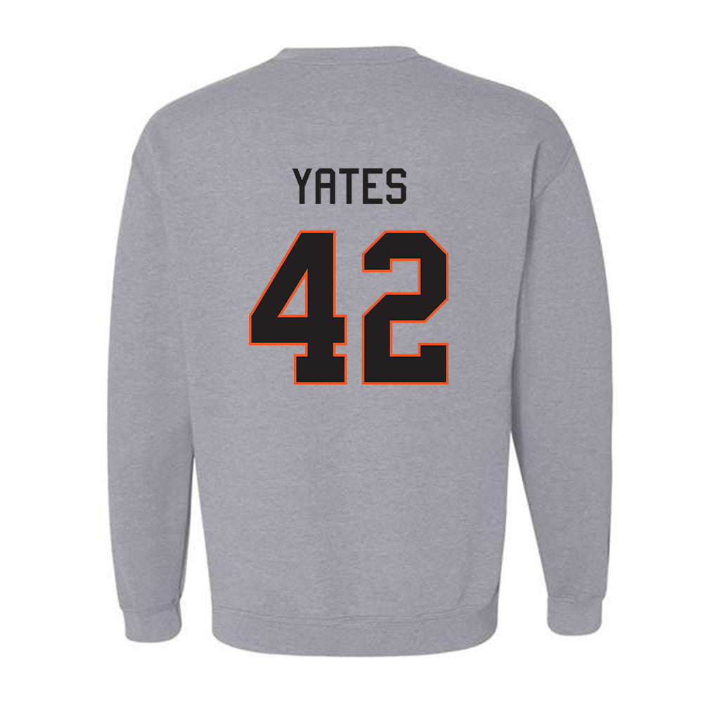 Oklahoma State - NCAA Football : Caden Yates - Classic Shersey Crewneck Sweatshirt-1