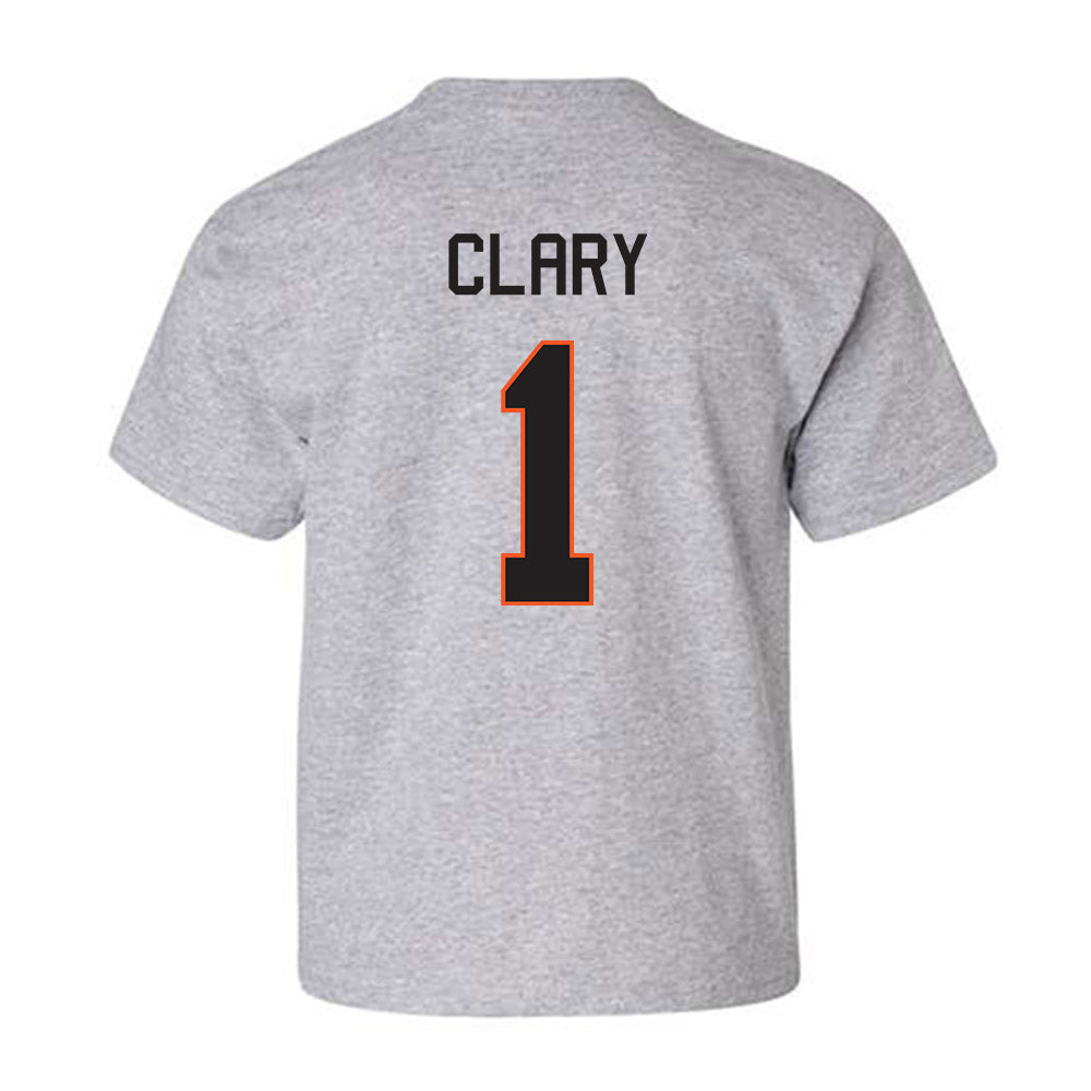 Oklahoma State - NCAA Men's Basketball : Kanye Clary - Classic Shersey Youth T-Shirt-1