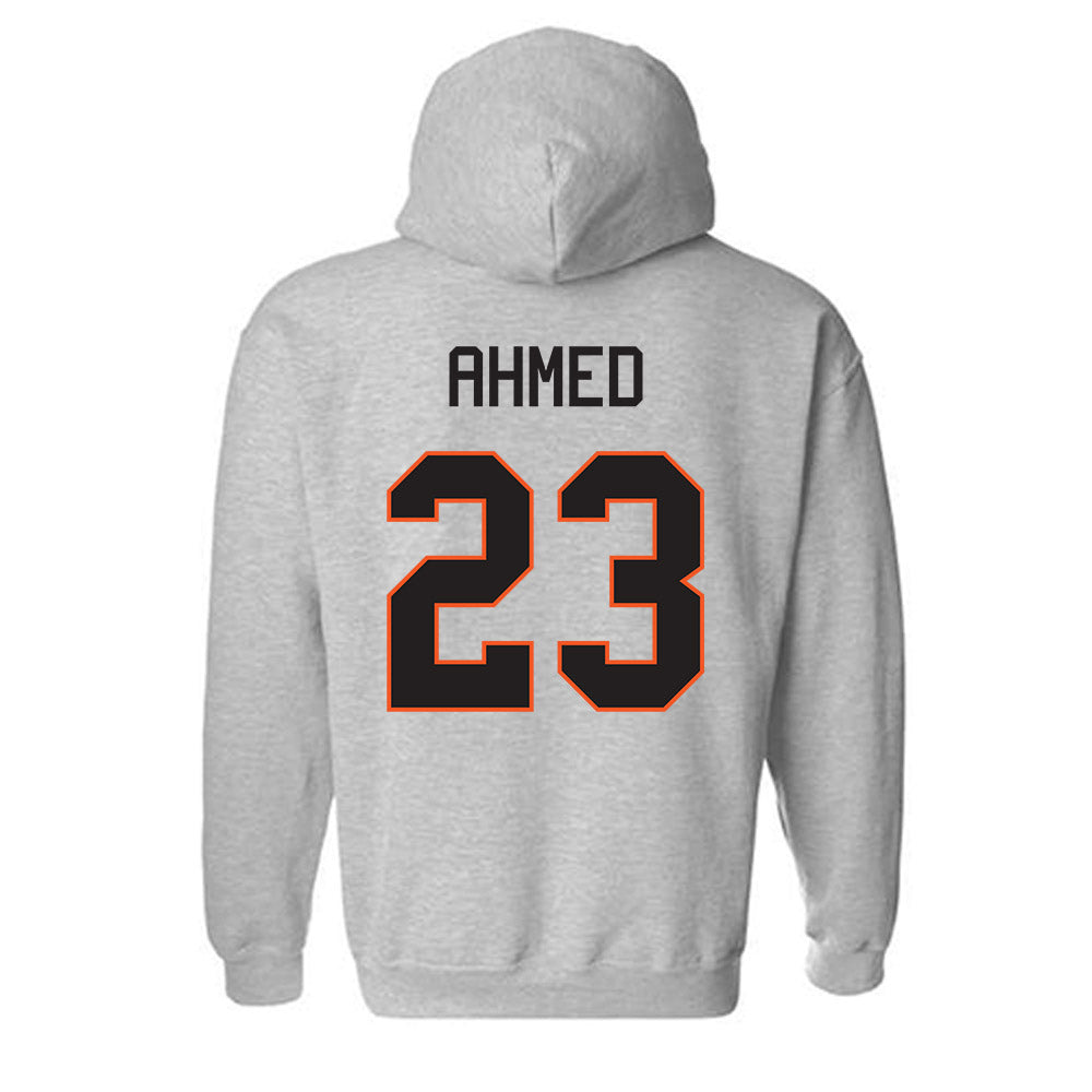 Oklahoma State - NCAA Men's Basketball : Benjamin Ahmed - Classic Shersey Hooded Sweatshirt-1