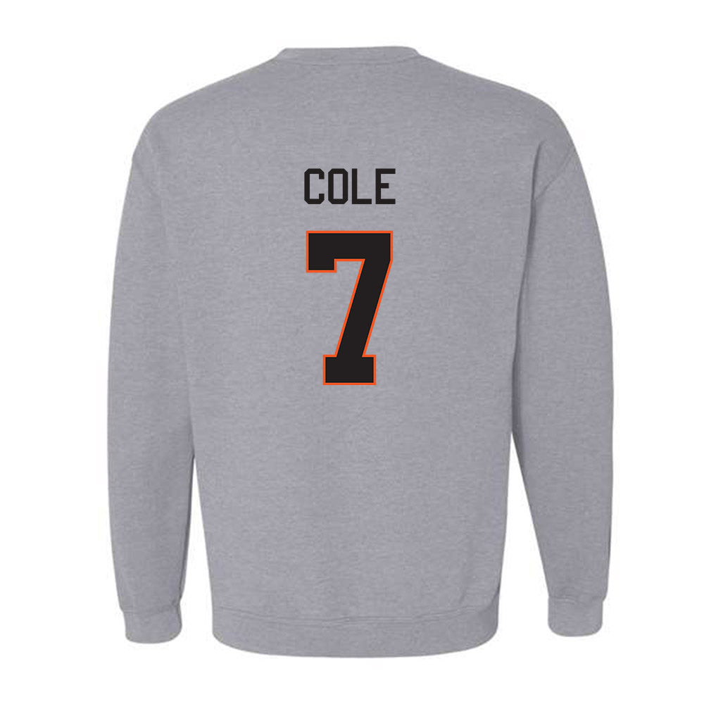 Oklahoma State - NCAA Men's Basketball : Kirk Cole - Classic Shersey Crewneck Sweatshirt-1