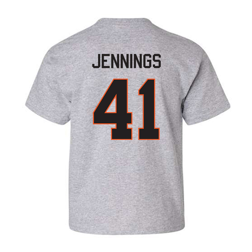 Oklahoma State - NCAA Baseball : Parker Jennings - Classic Shersey Youth T-Shirt-1