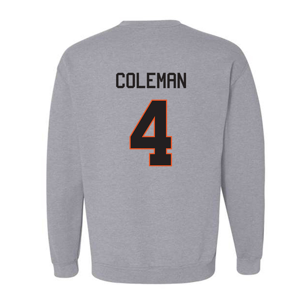 Oklahoma State - NCAA Men's Basketball : Christian Coleman - Classic Shersey Crewneck Sweatshirt-1