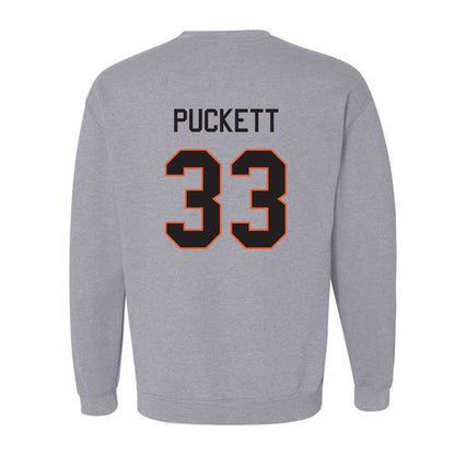Oklahoma State - NCAA Football : Jack Puckett - Classic Shersey Crewneck Sweatshirt-1