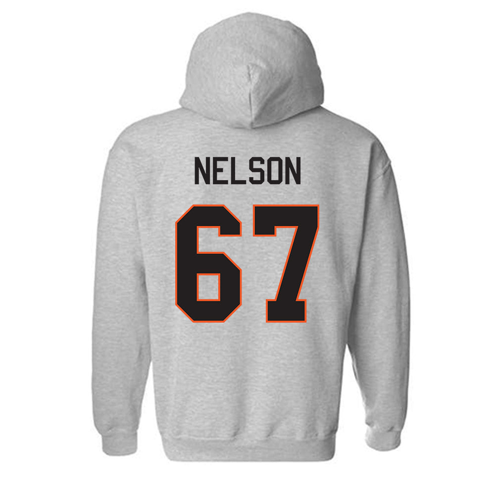 Oklahoma State - NCAA Football : Braydon Nelson - Classic Shersey Hooded Sweatshirt-1